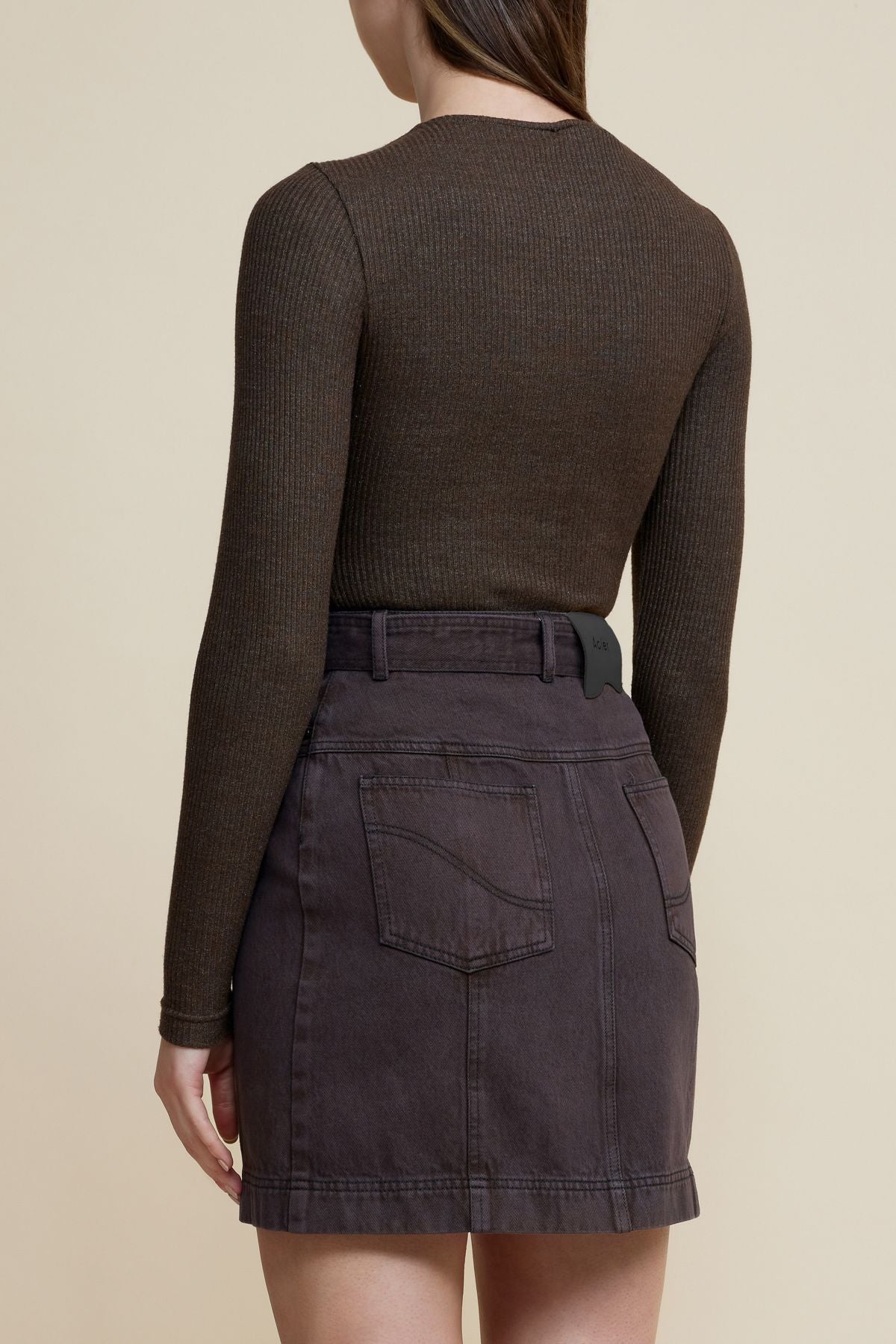 Mocha Alfred Top
