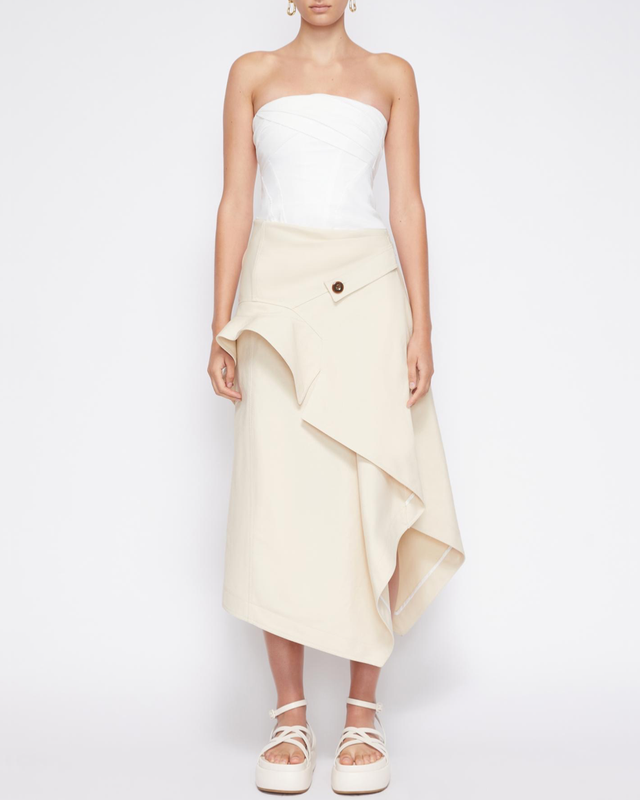 Jones Remixed Draped Corset Dress