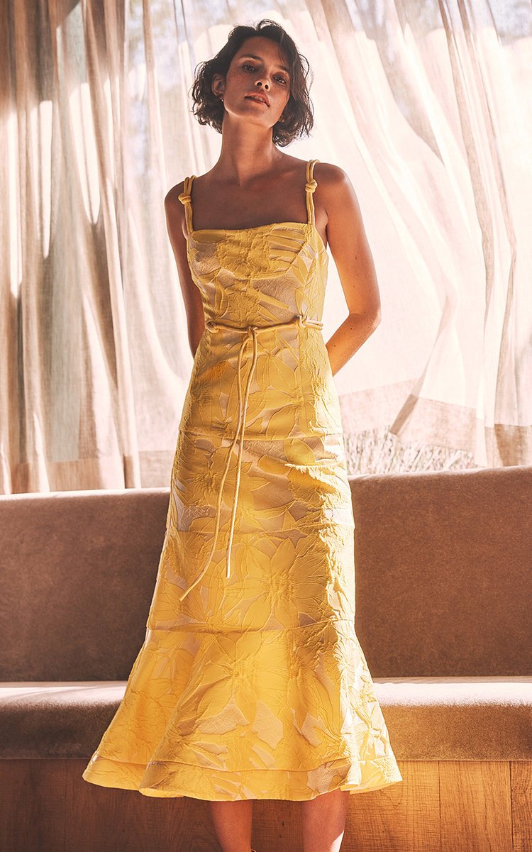 Yellow Delphine Dress