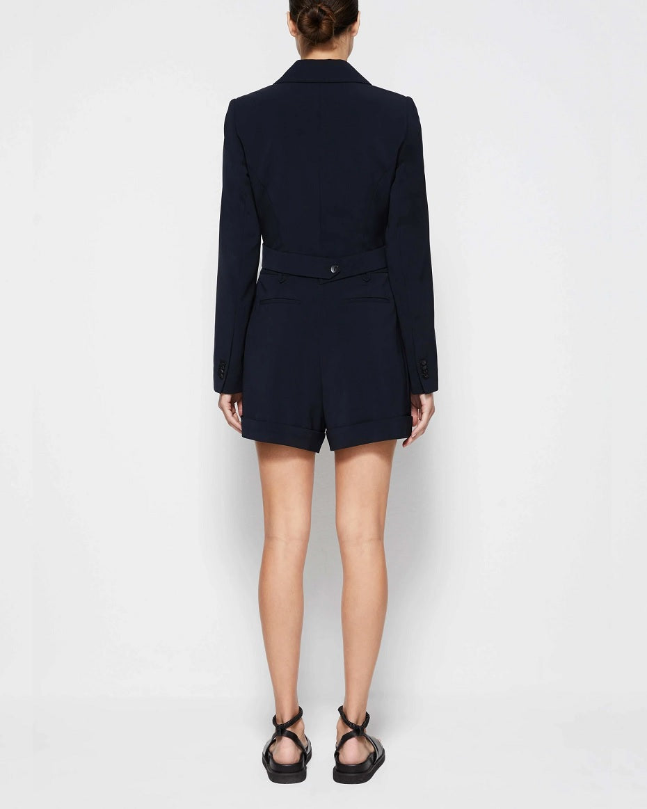 Black Nella Wrap Romper
