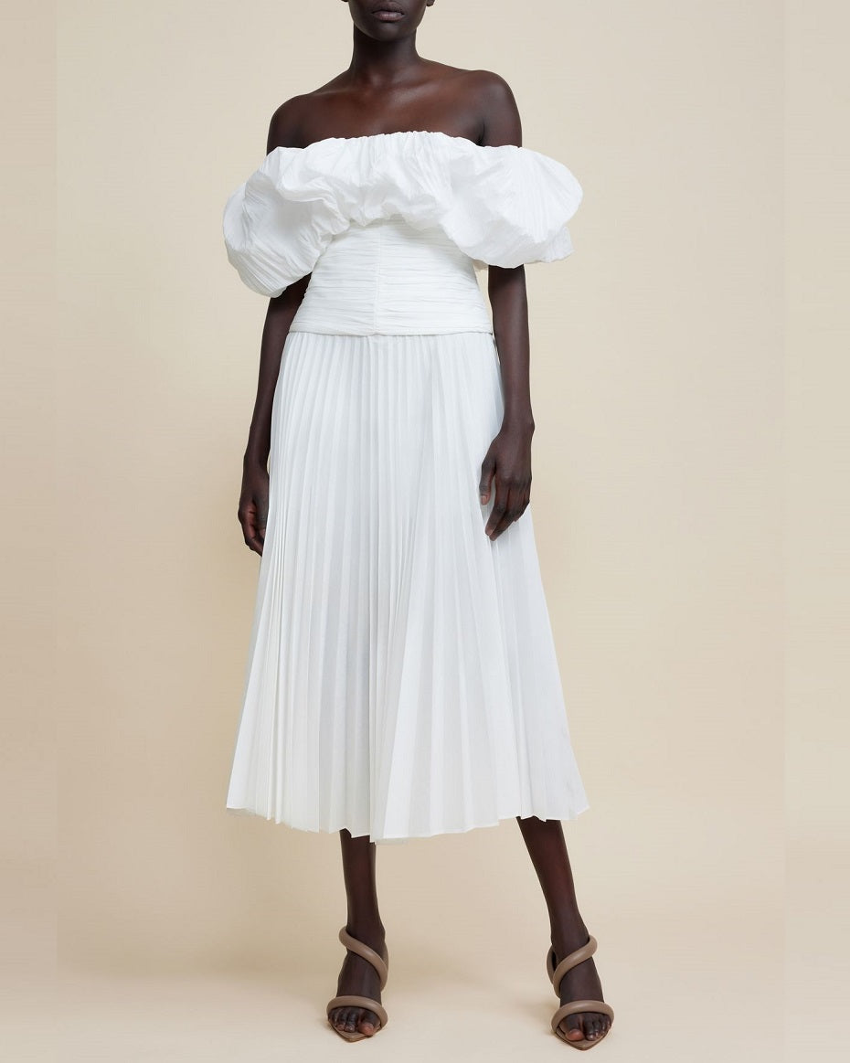 Ivory Arahura Midi Dress