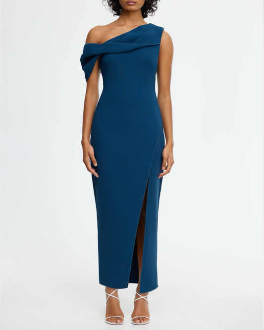 Navy Ashford Maxi Dress