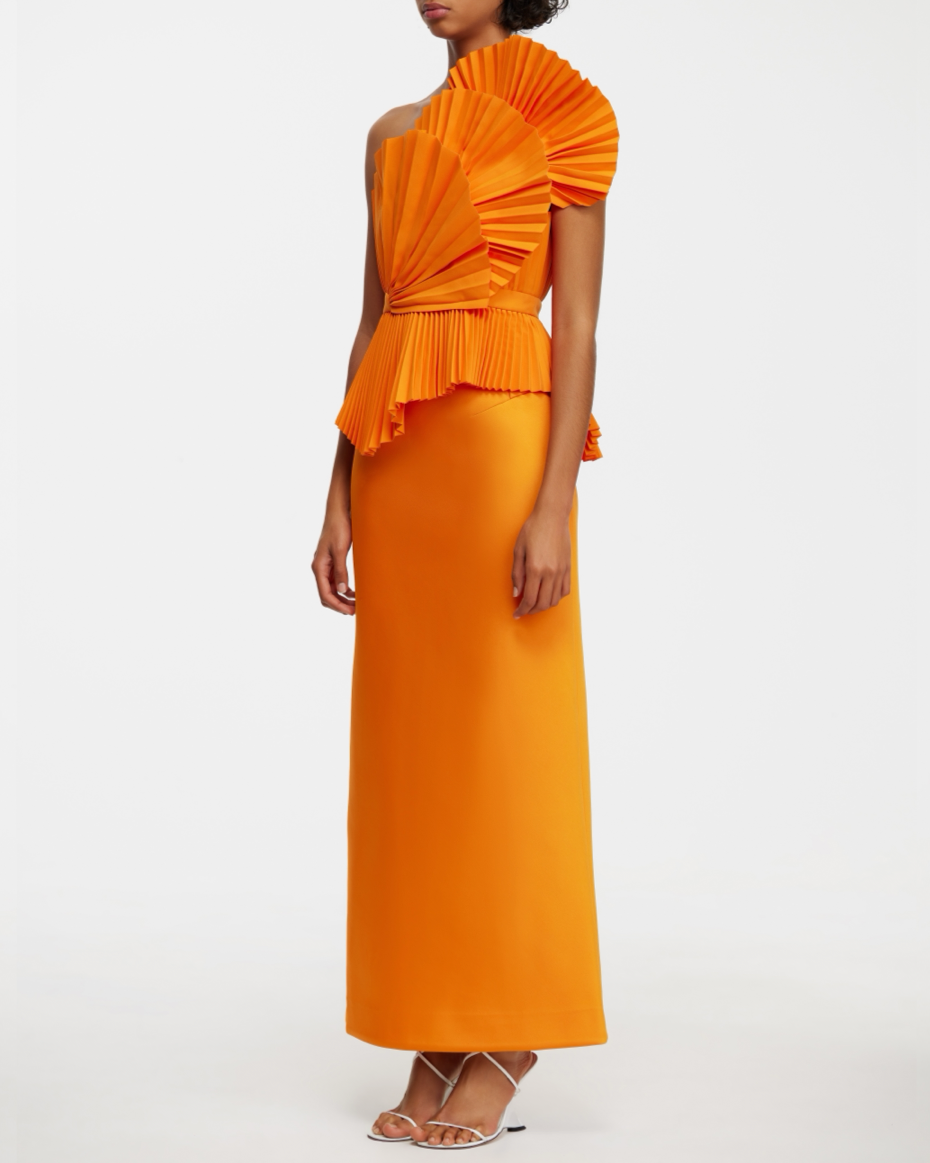 Orange Balderstone Skirt