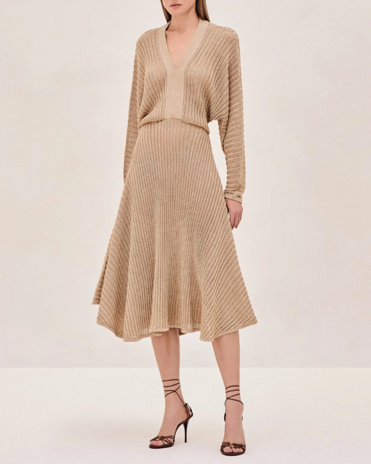 Gold Heida Dress