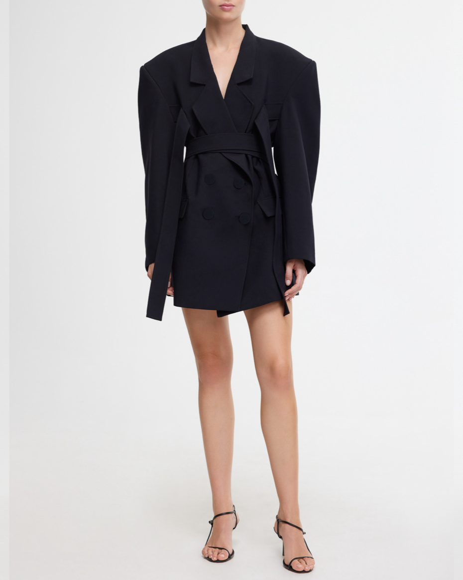 Black Gennon Blazer Dress