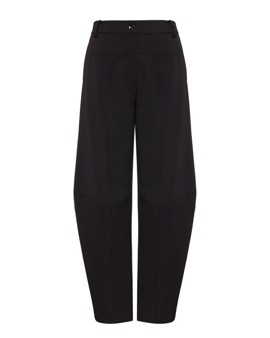 Black Conic Pants