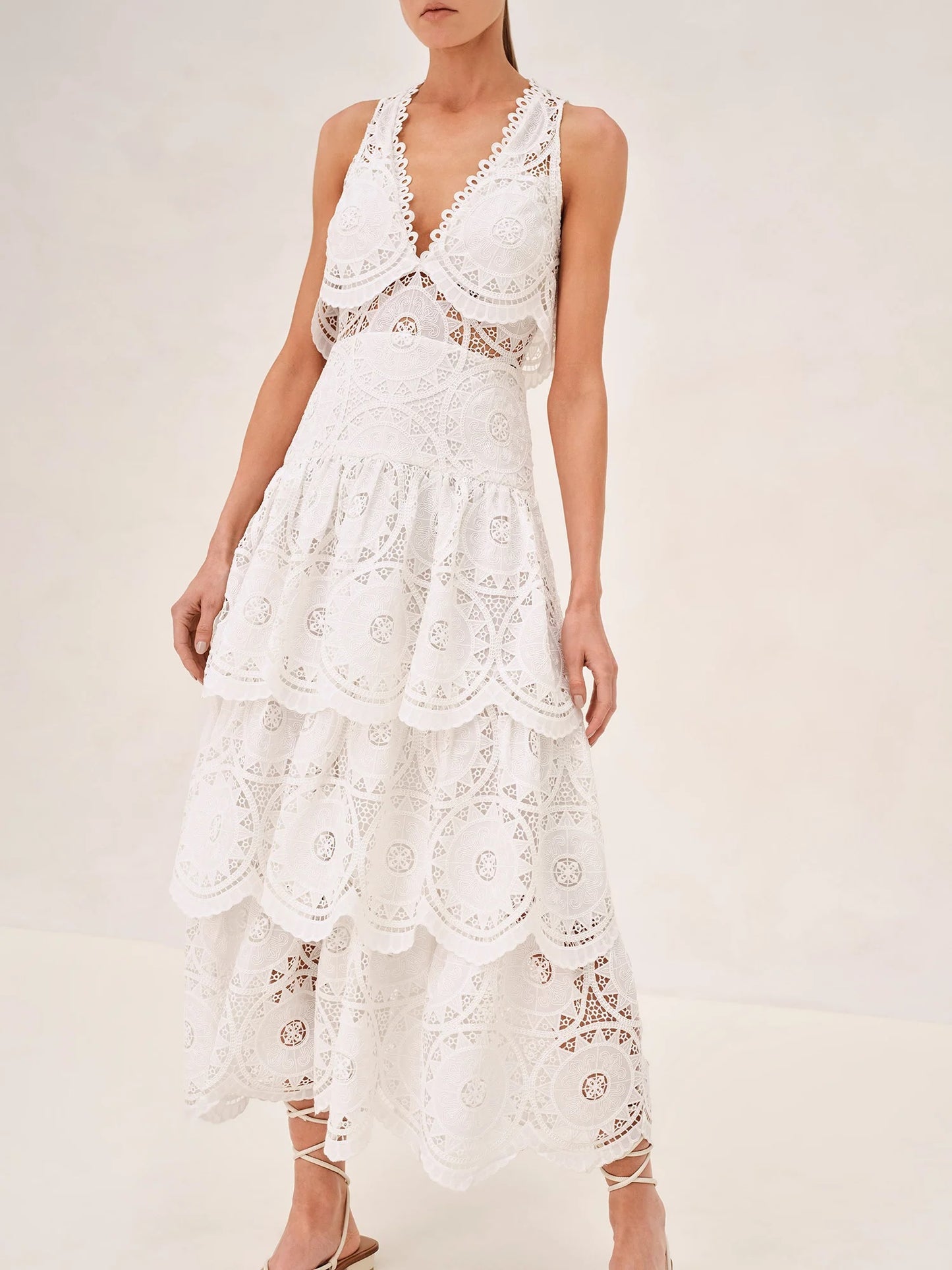 White Aviana Dress