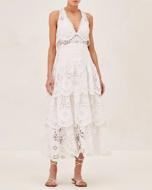 White Aviana Dress