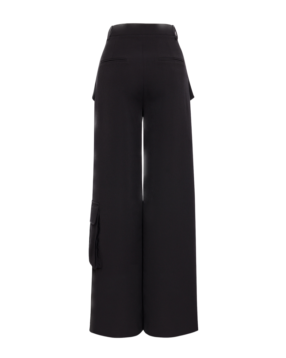 Crepe Overall Pants