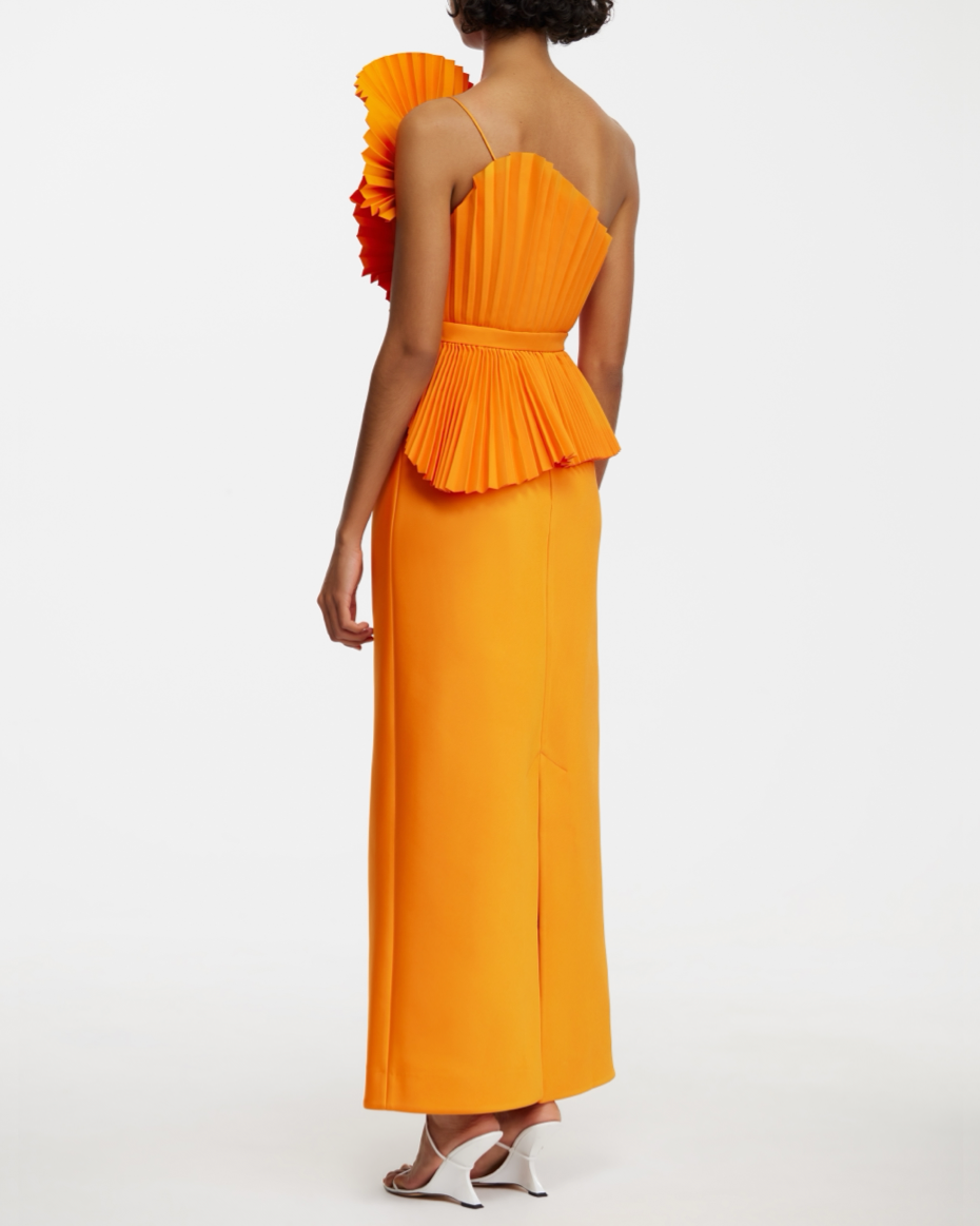 Orange Balderstone Skirt