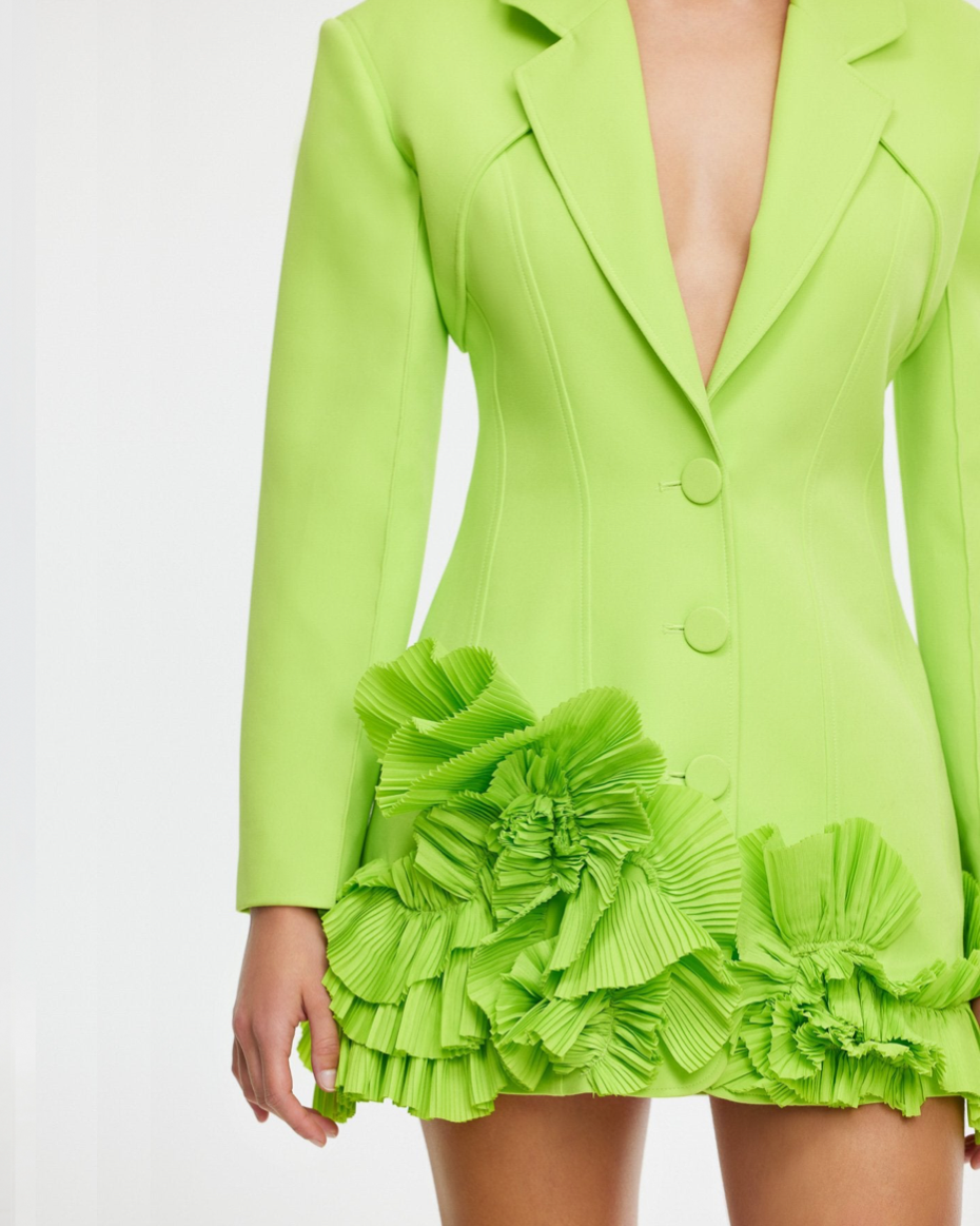 Lime Green Hampstead Blazer Dress