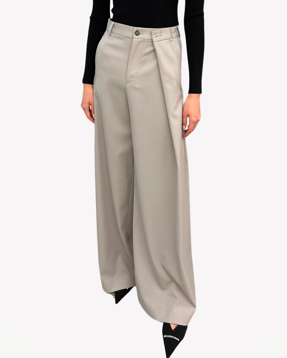 Taupe Foldover Pant