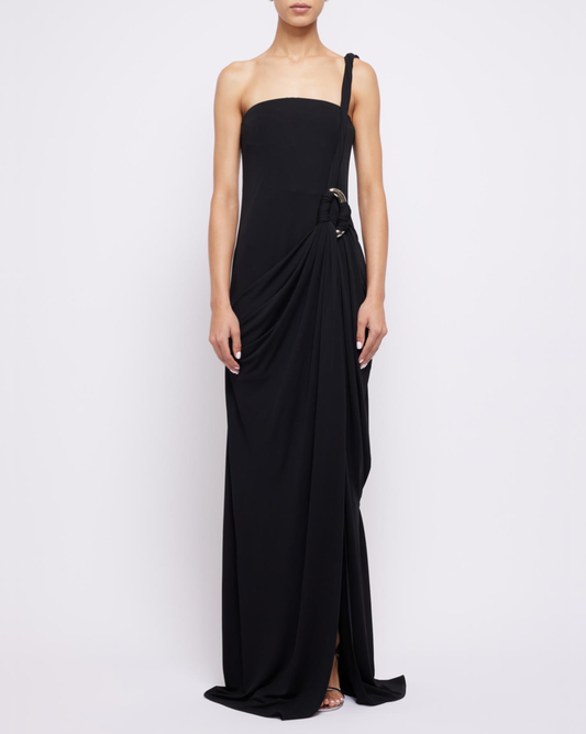 Sone Twisted One Shoulder Gown