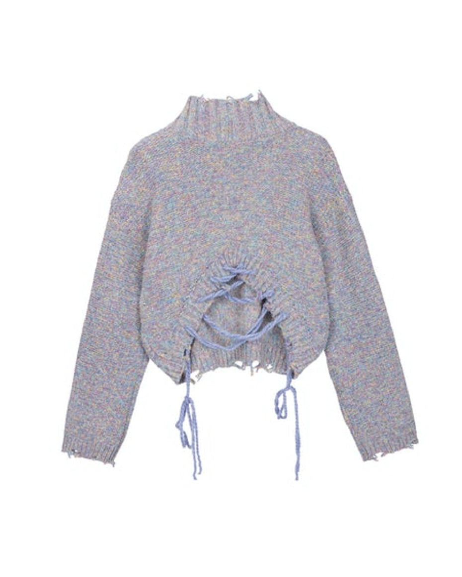 Light Blue Knit Pullover
