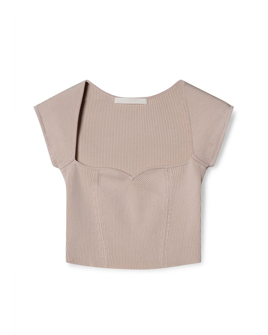 Ivory Abia Cropped Top