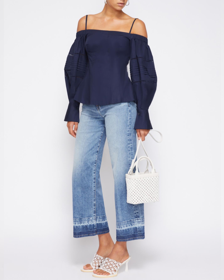 Midnight Whitney Off Shoulder Top